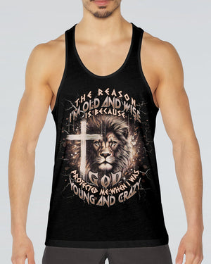 The Reason I’m Old And Wise Lion Men's All Over Print Shirt - Tlnt0711251