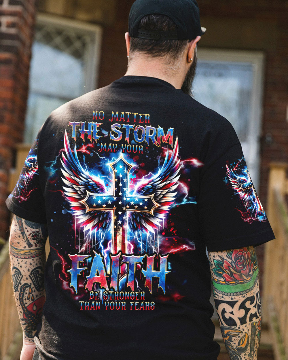 No Matter The Storm Men's All Over Print Shirt - Tlnt1201244