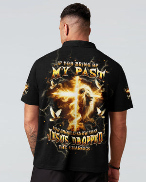 Jesus Dropped The Charges Lion Men's All Over Print Shirt - Tlpq2309242