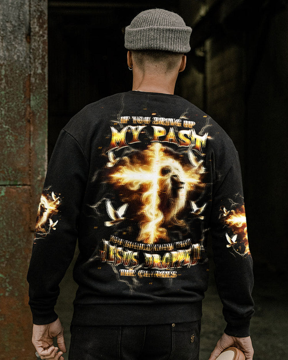 Jesus Dropped The Charges Lion Men's All Over Print Shirt - Tlpq2309242