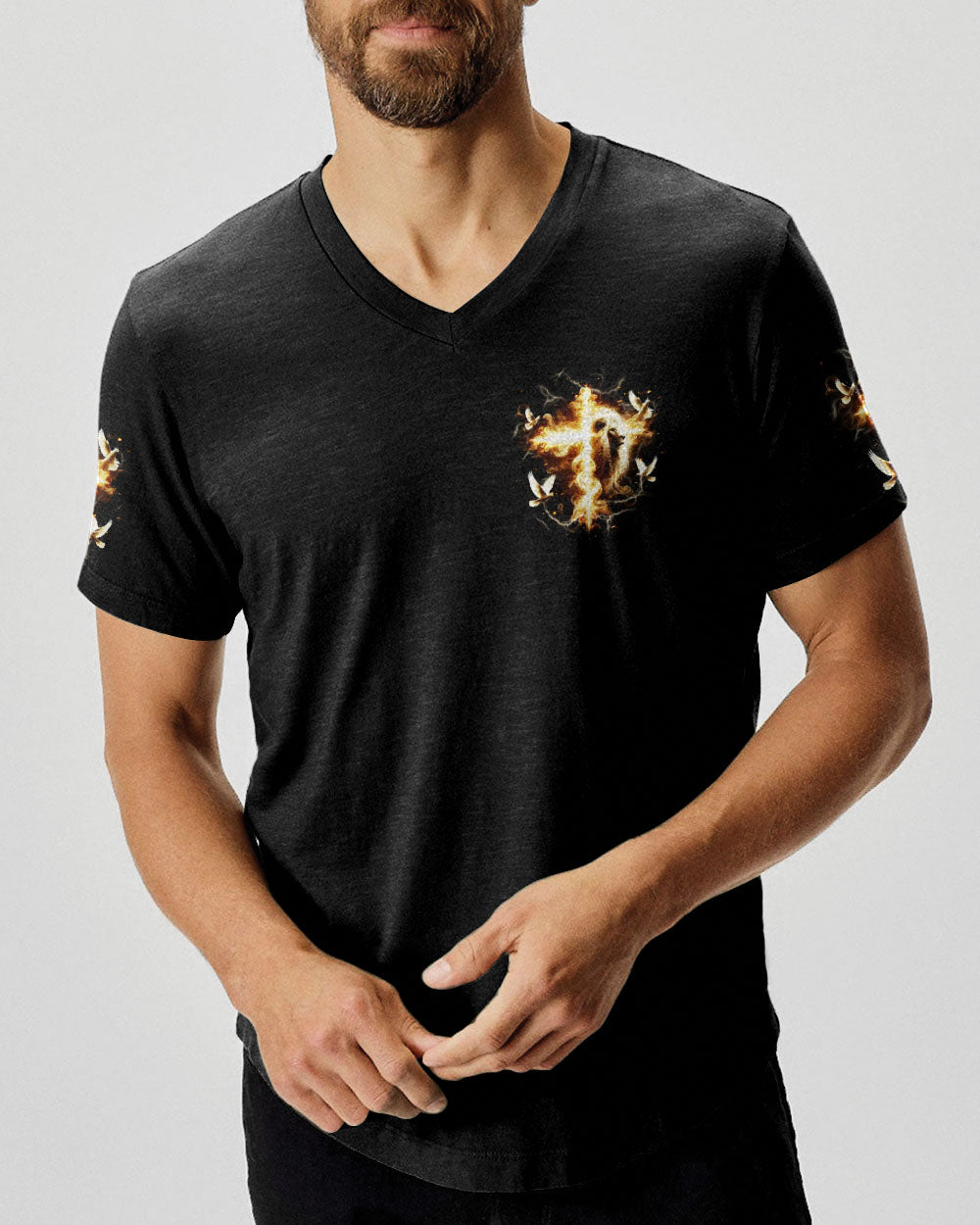 Jesus Dropped The Charges Lion Men's All Over Print Shirt - Tlpq2309242