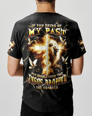 Jesus Dropped The Charges Lion Men's All Over Print Shirt - Tlpq2309242