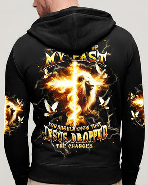 Jesus Dropped The Charges Lion Men's All Over Print Shirt - Tlpq2309242