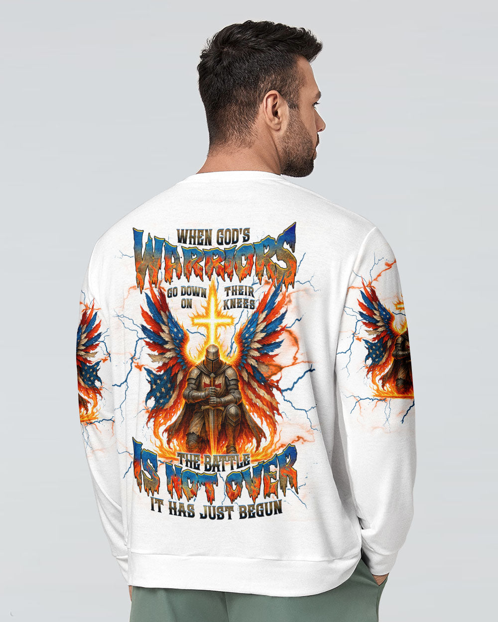 When God's Warriors Go Down Men's All Over Print Shirt - Tlnt1309251