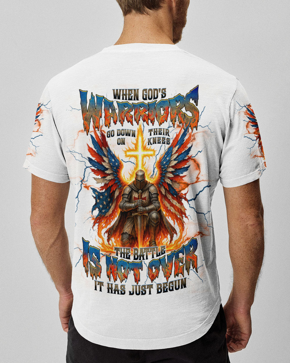 When God's Warriors Go Down Men's All Over Print Shirt - Tlnt1309251
