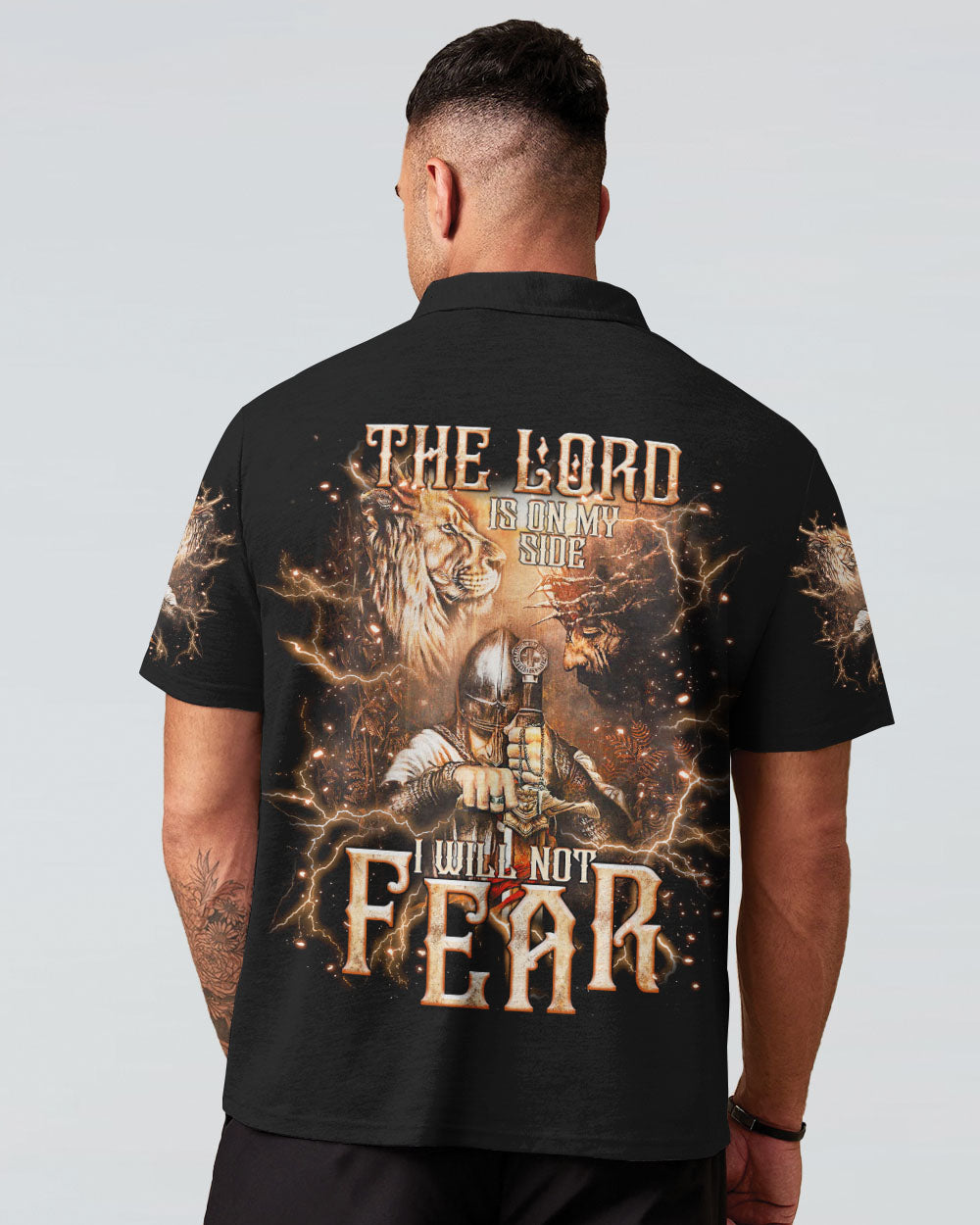 The Lord Is On My Side I Will Not Fear Men's All Over Print Shirt - Tlnt1505241