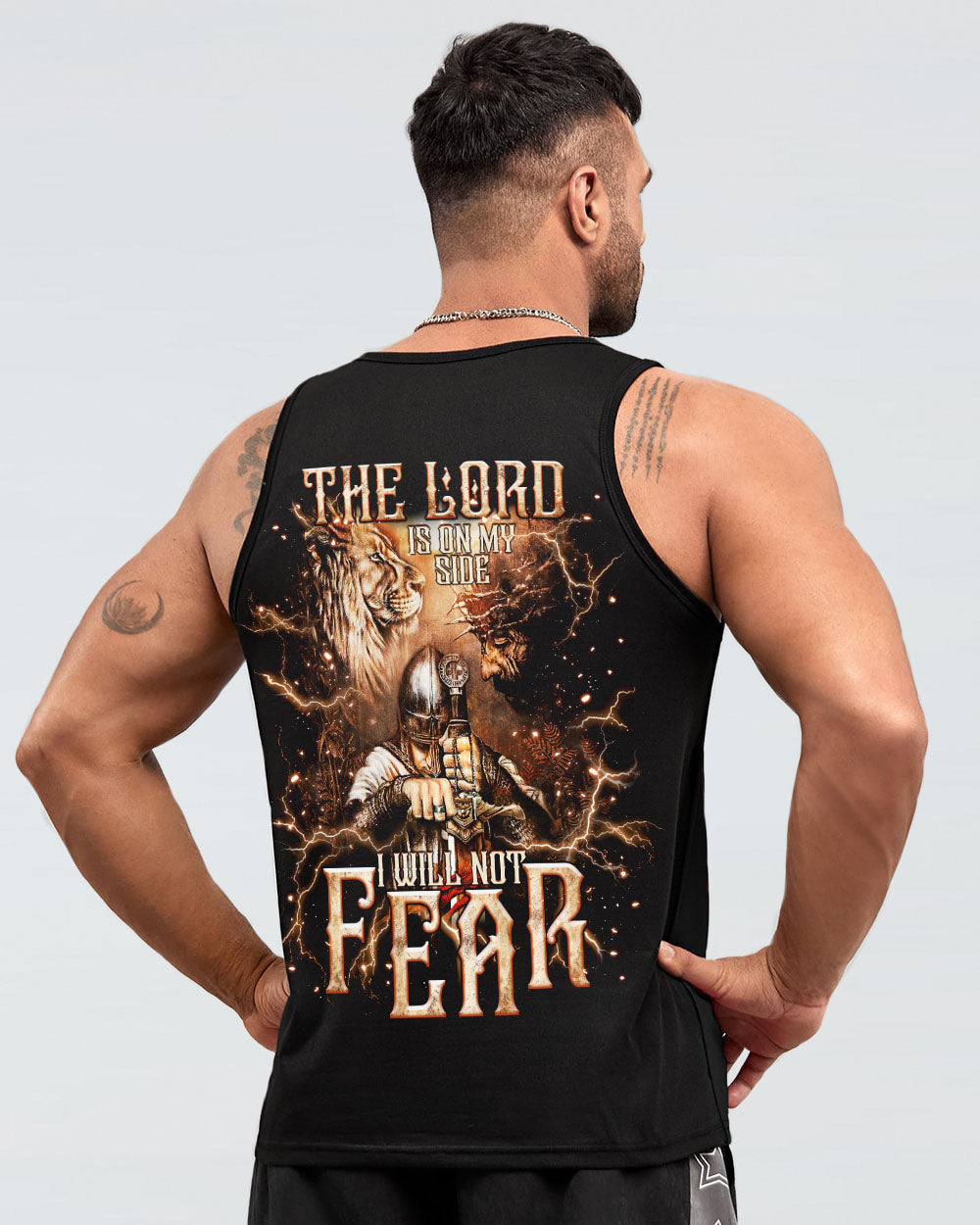 The Lord Is On My Side I Will Not Fear Men's All Over Print Shirt - Tlnt1505241