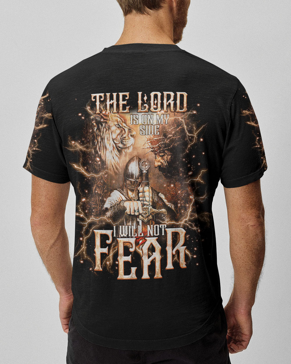 The Lord Is On My Side I Will Not Fear Men's All Over Print Shirt - Tlnt1505241