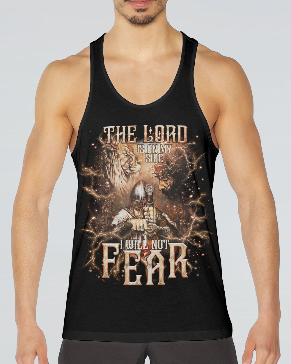 The Lord Is On My Side I Will Not Fear Men's All Over Print Shirt - Tlnt1505241