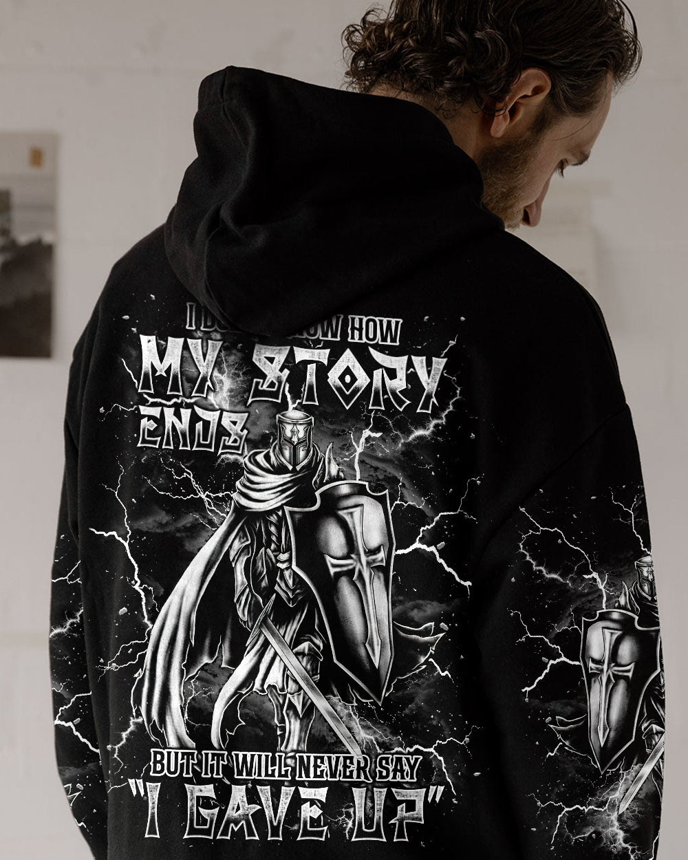 I Don't Know How My Story Ends Warrior Men's All Over Print Shirt  - Tlnt1505252