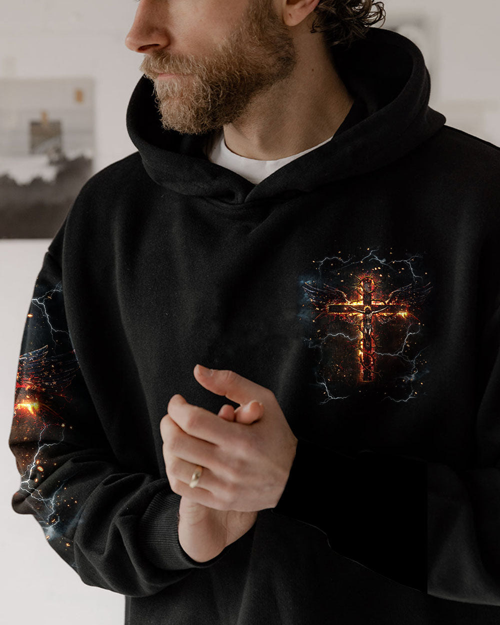 Jesus Saved My Life Men's All Over Print Shirt - Tlnt1604241