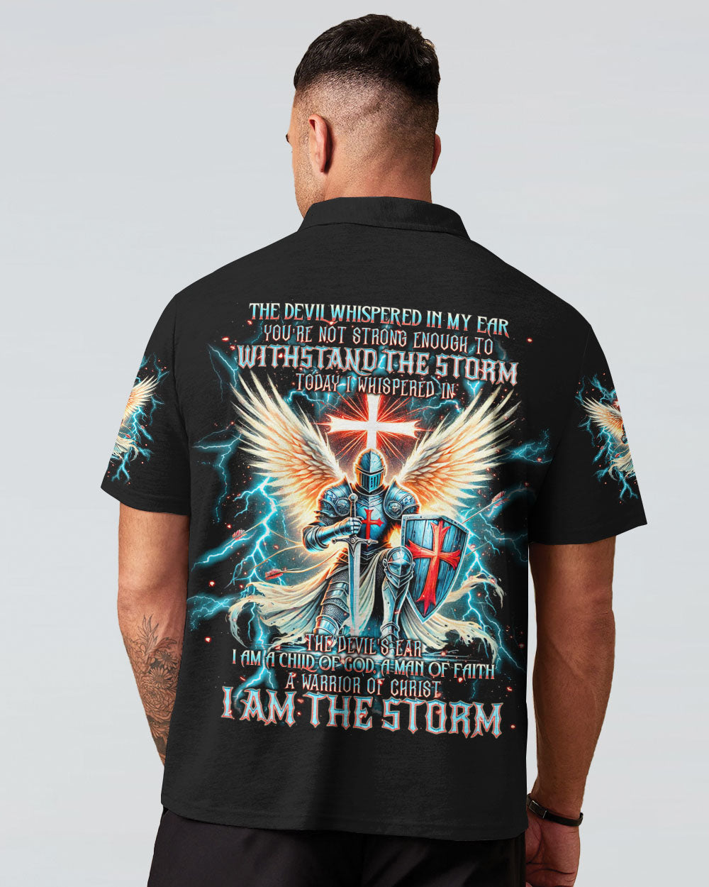 I Am The Storm Warrior Men's All Over Print Shirt - Tlnt1707243