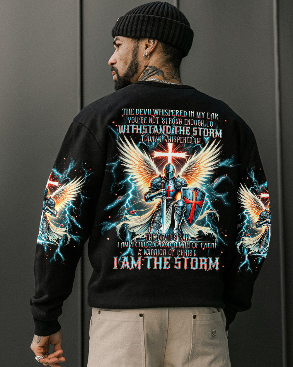 I Am The Storm Warrior Men's All Over Print Shirt - Tlnt1707243