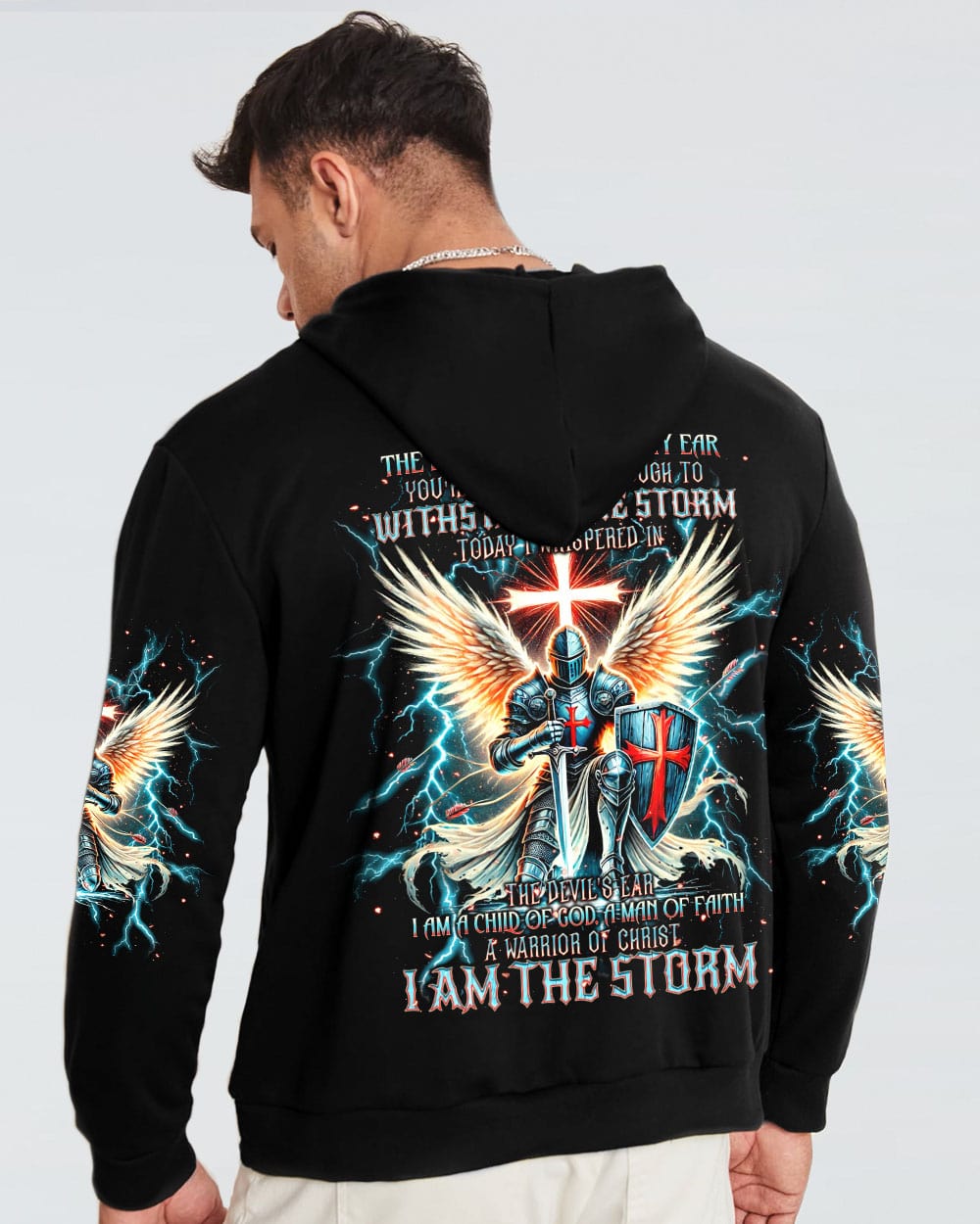 I Am The Storm Warrior Men's All Over Print Shirt - Tlnt1707243