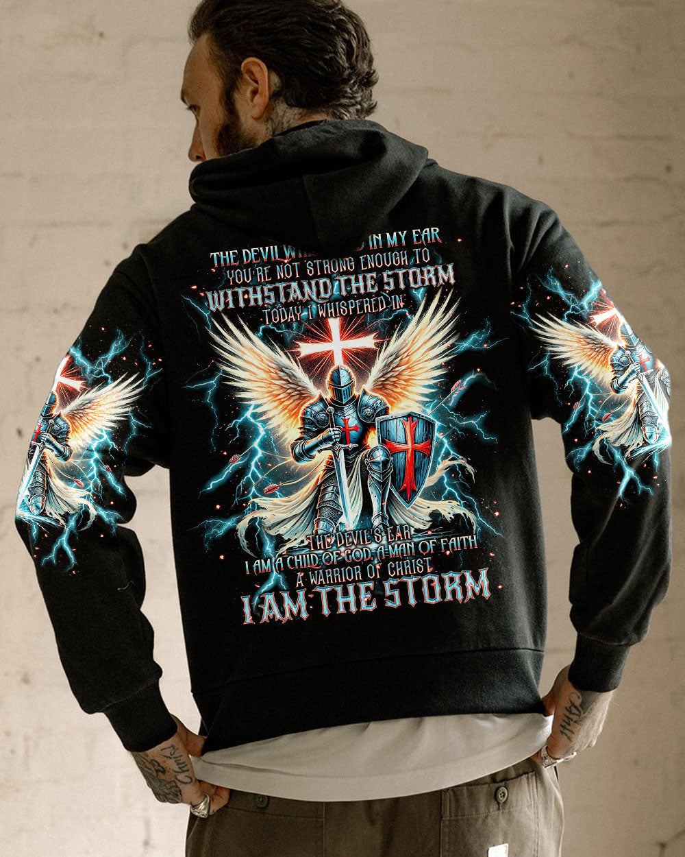 I Am The Storm Warrior Men's All Over Print Shirt - Tlnt1707243