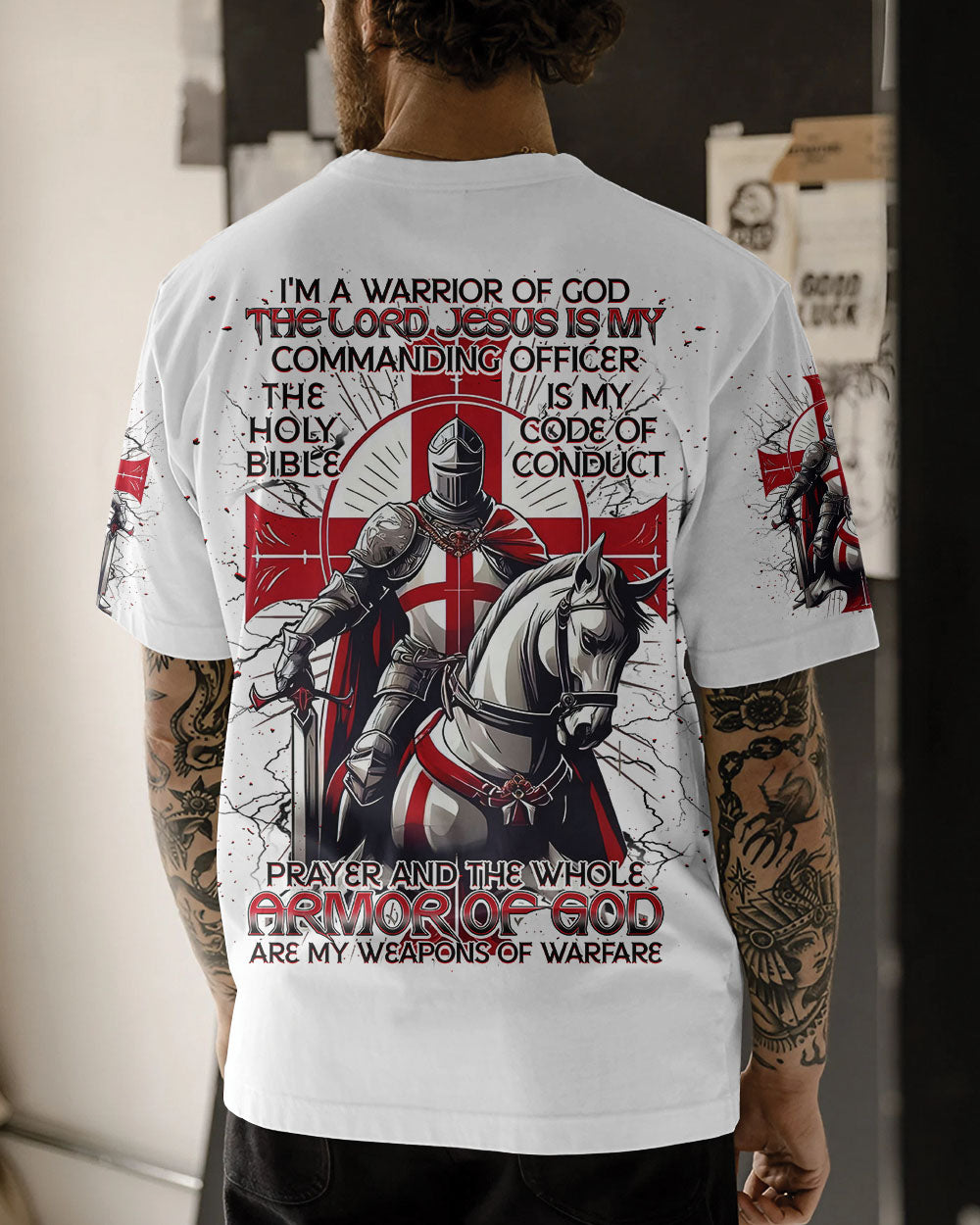 I'm A Warrior Of God Men's All Over Print Shirt - Tlnt1802252