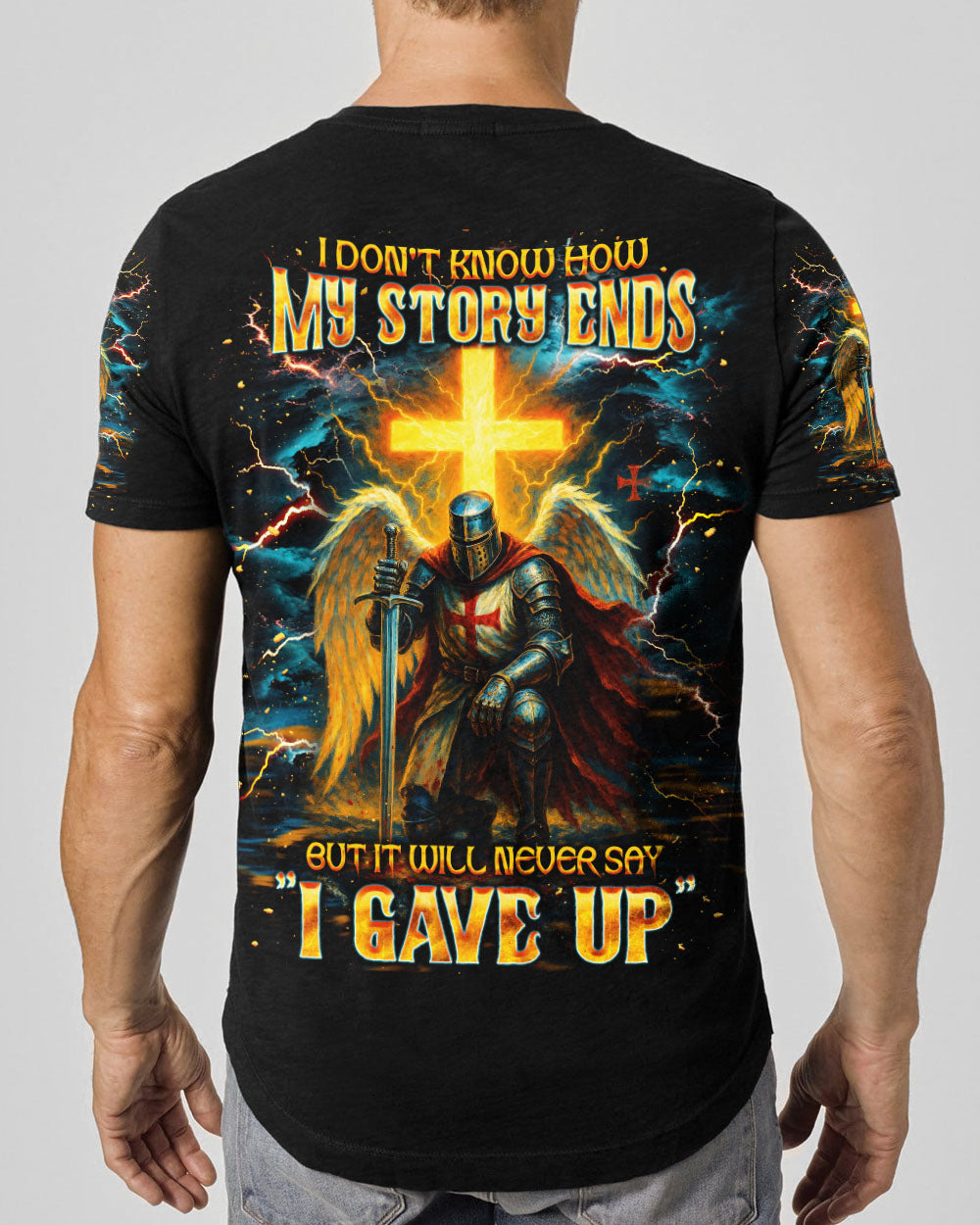 I Don't Know How My Story Ends Warrior Men's All Over Print Shirt   - Tlnt1904251