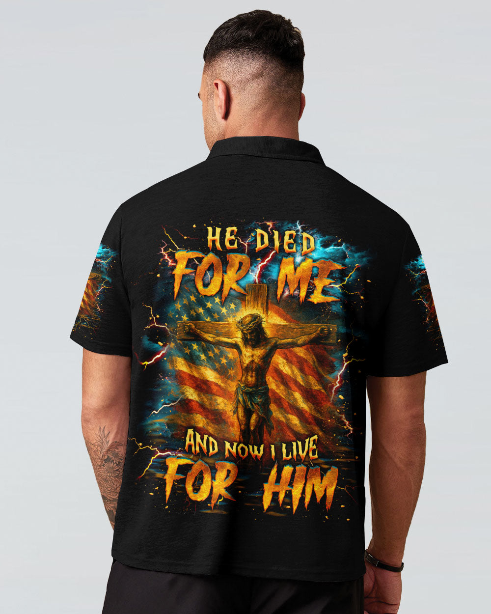 He Died For Me Men's All Over Print Shirt  - Tlnt1905252