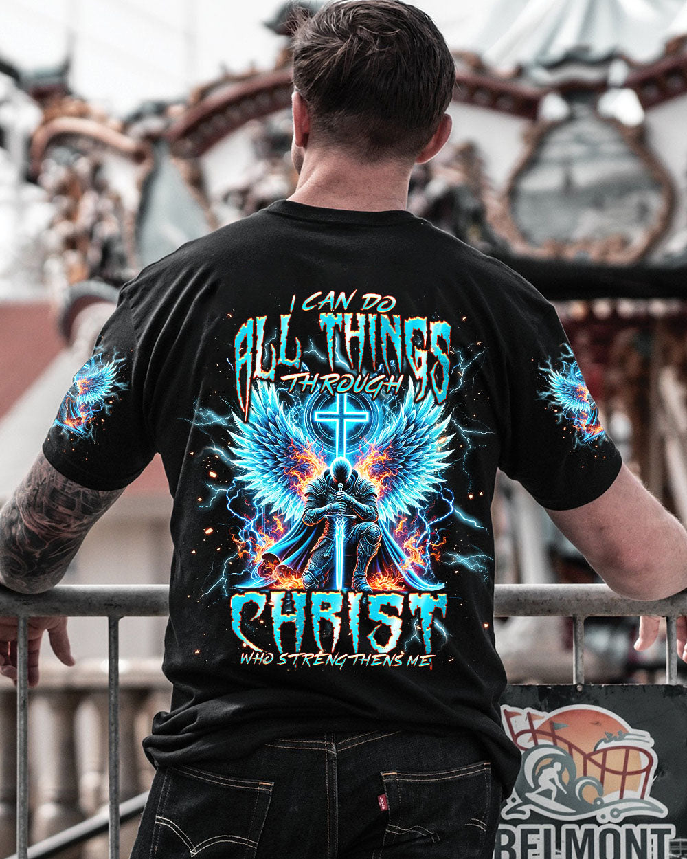 I Can Do All Things Warrior Men's All Over Print Shirt - Tlnt1906241