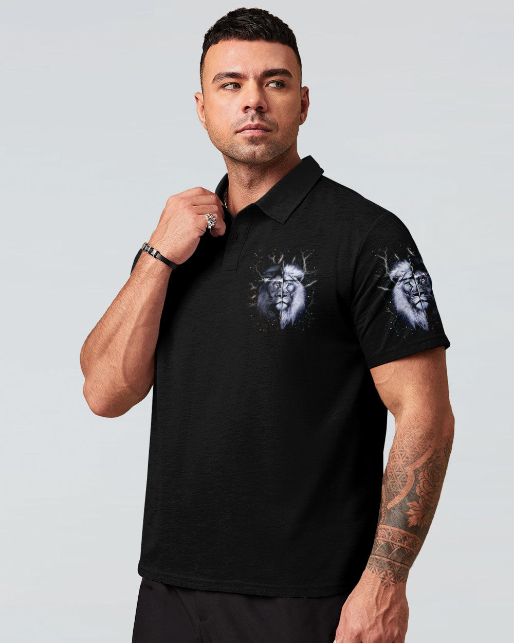 Jesus Dropped The Charges Lion Men's All Over Print Shirt - Tlnt2111242