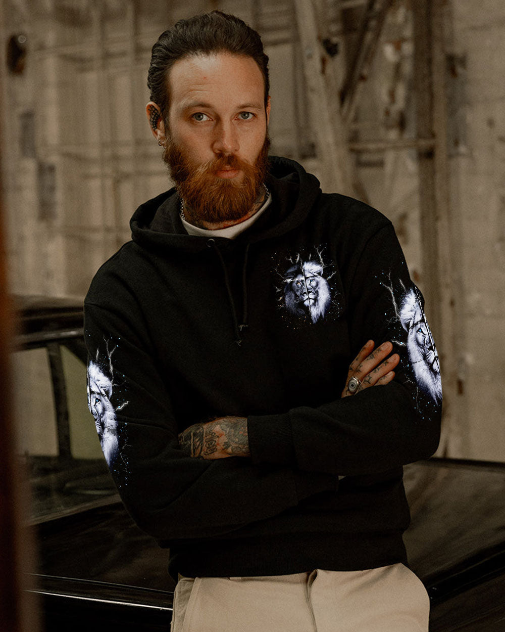 Jesus Dropped The Charges Lion Men's All Over Print Shirt - Tlnt2111242