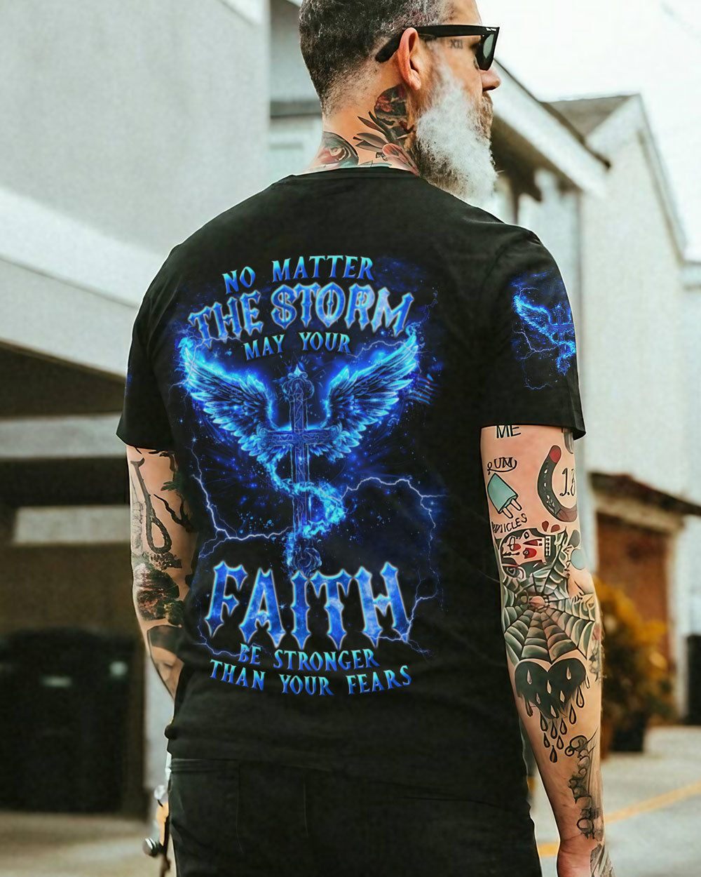 No Matter The Storm Wings Men's All Over Print Shirt - Tlnt2503243