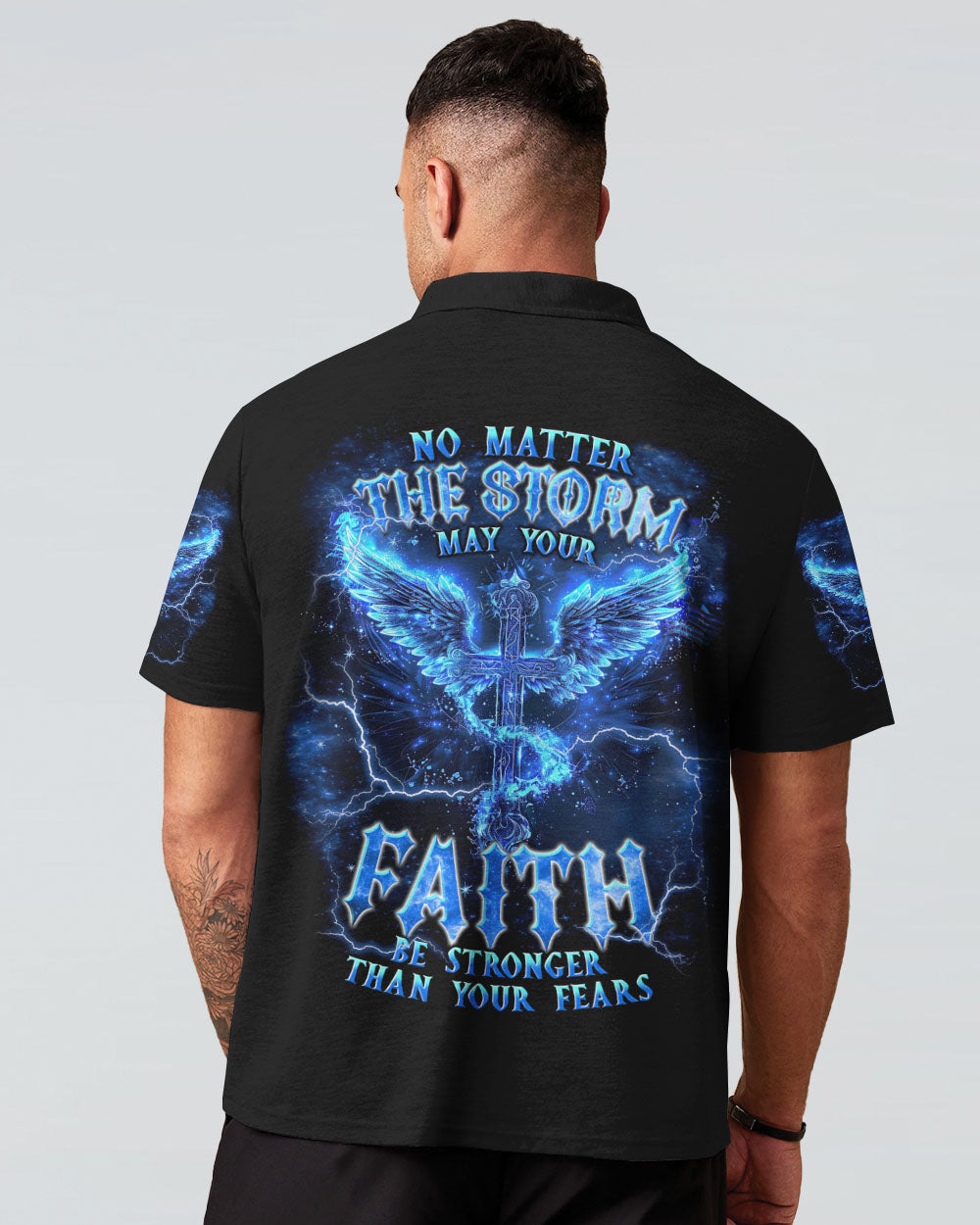 No Matter The Storm Wings Men's All Over Print Shirt - Tlnt2503243
