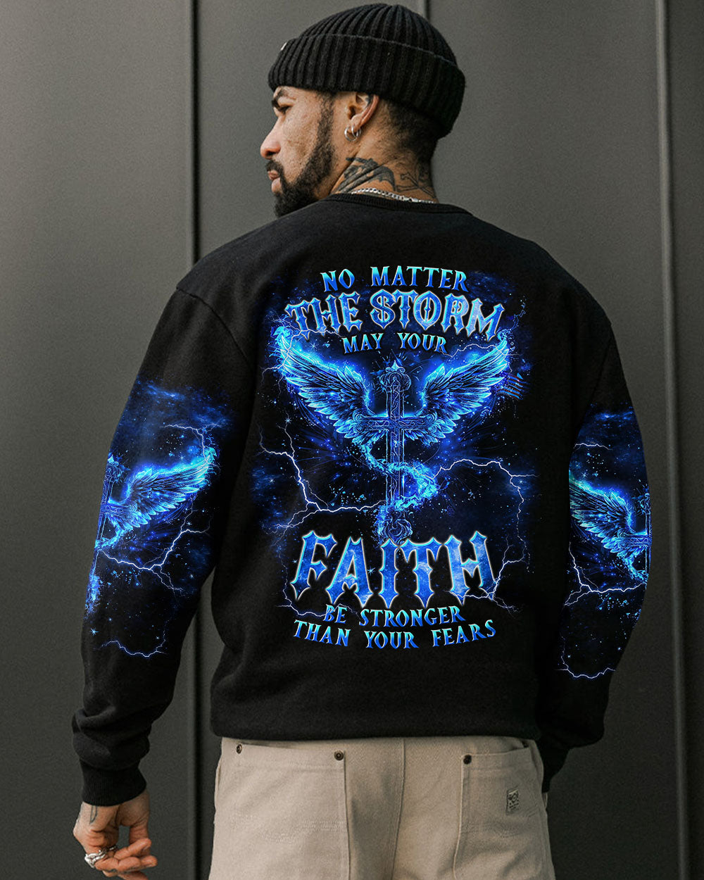 No Matter The Storm Wings Men's All Over Print Shirt - Tlnt2503243