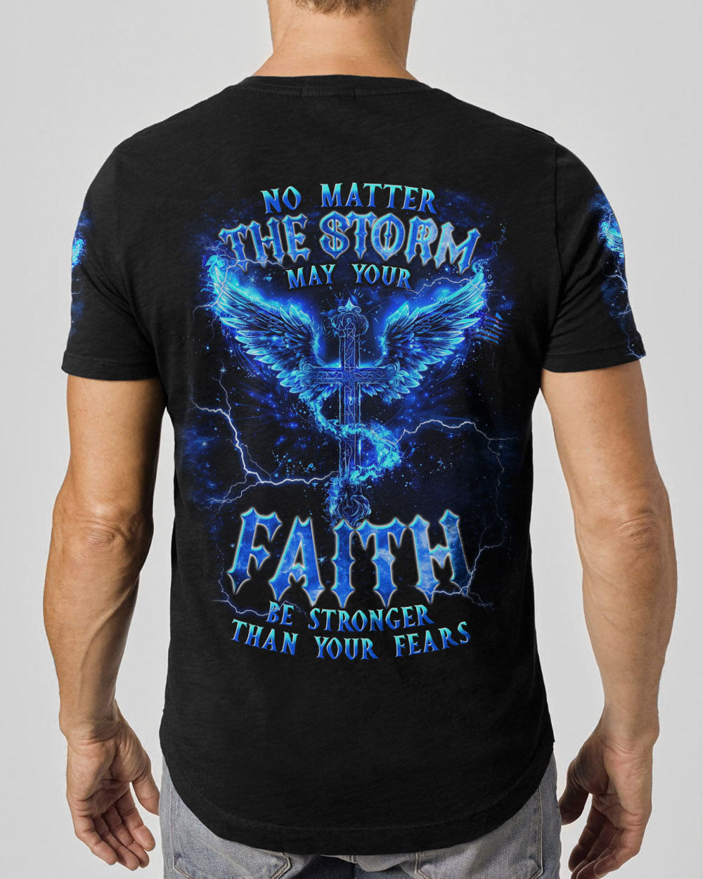 No Matter The Storm Wings Men's All Over Print Shirt - Tlnt2503243