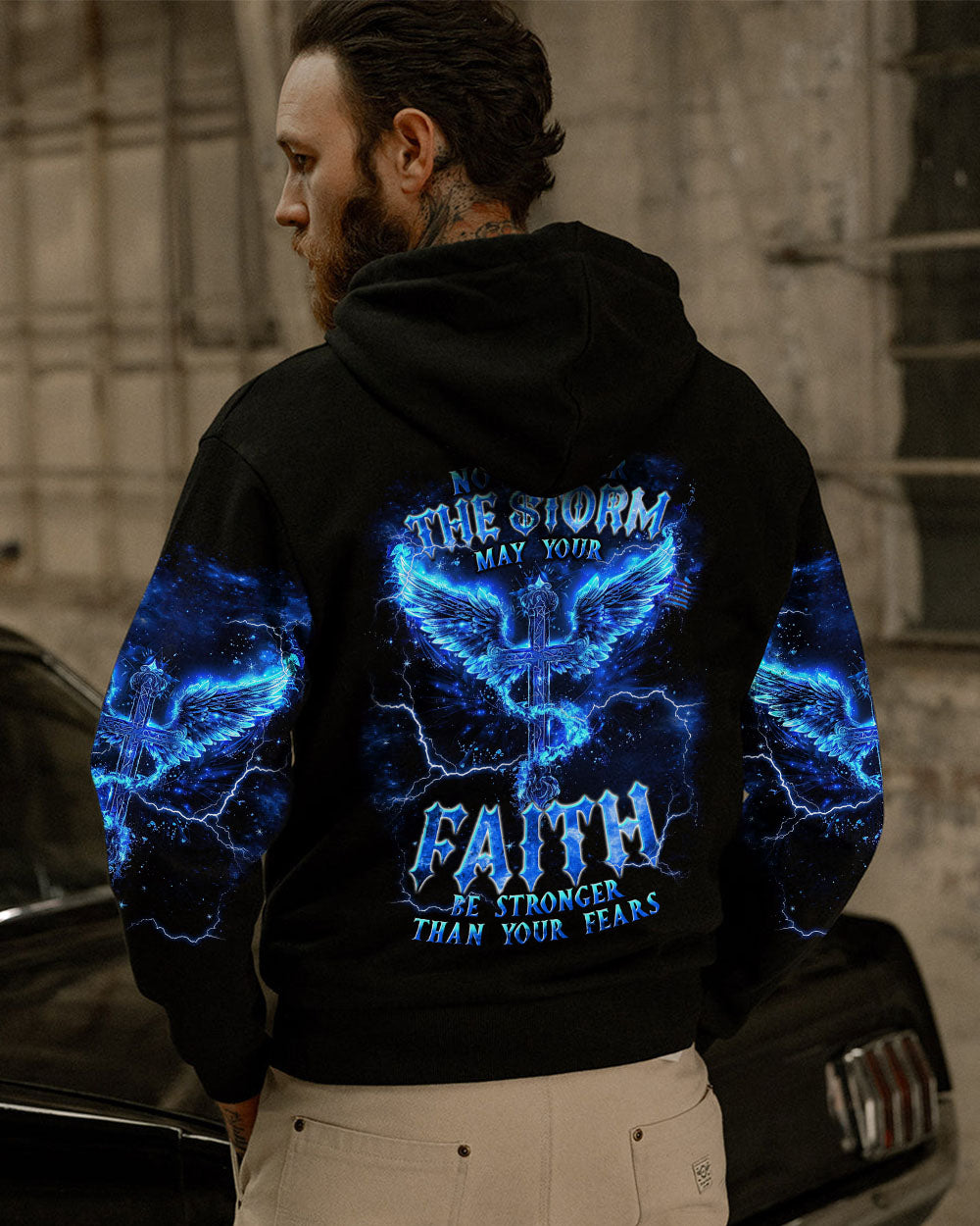 No Matter The Storm Wings Men's All Over Print Shirt - Tlnt2503243
