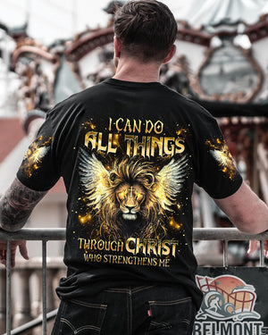 I Can Do All Things Lion Wings Men's All Over Print Shirt  - Tlnt2603252
