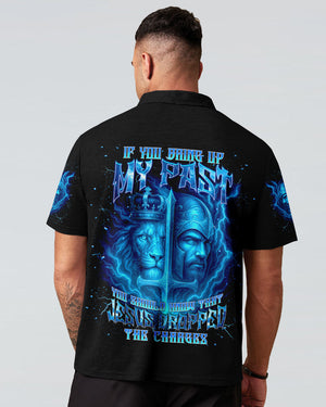 Jesus Dropped The Charges Lion Warrior Men's All Over Print Shirt  - Tlnt2606252