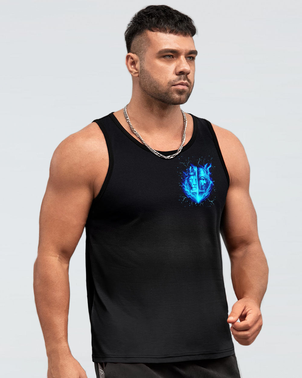 Jesus Dropped The Charges Lion Warrior Men's All Over Print Shirt  - Tlnt2606252
