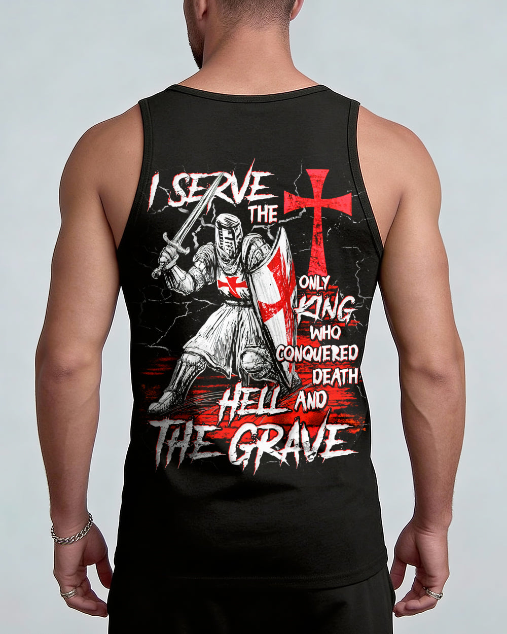 I Serve The Only King Warrior Men's All Over Print Shirt - Tlnt2612251