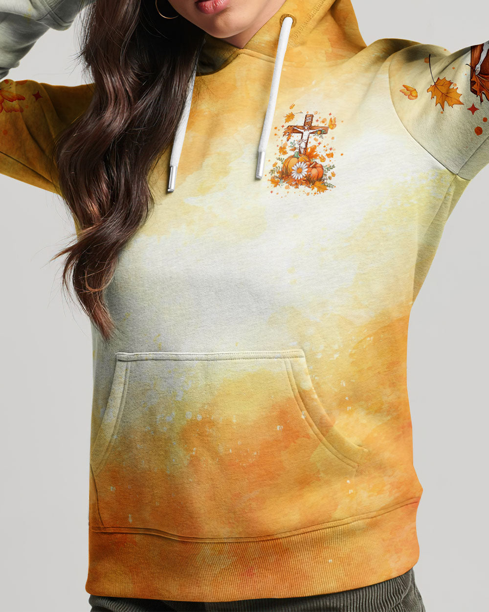 Fall For Jesus He Never Leaves Women's All Over Print Shirt - Tlnt2907242