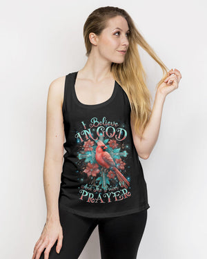 I Believe In God Cardinal Women's All Over Print Shirt - Tlnz0201243