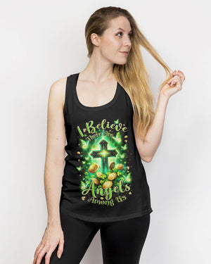 I Believe There Are Angels Among Us Patrick's Day Women's All Over Print Shirt - Tlnz0301244
