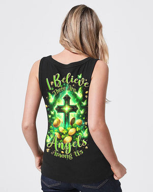 I Believe There Are Angels Among Us Patrick's Day Women's All Over Print Shirt - Tlnz0301244