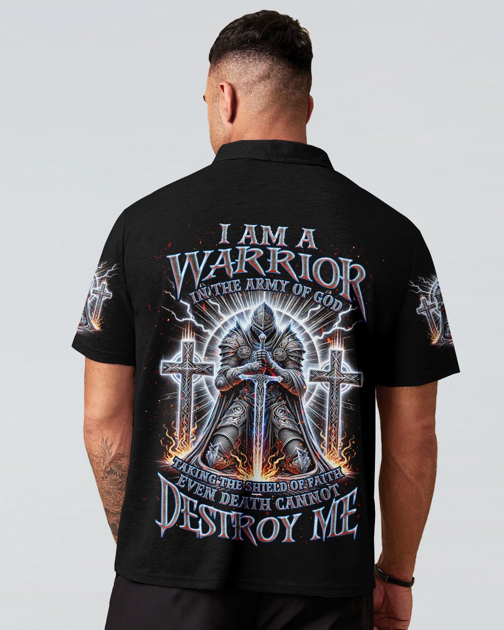 I Am A Warrior In The Army Of God Men's All Over Print Shirt - Tlnz0412242