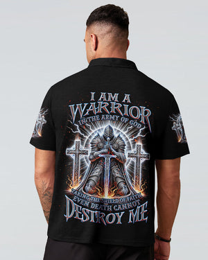 I Am A Warrior In The Army Of God Men's All Over Print Shirt - Tlnz0412242