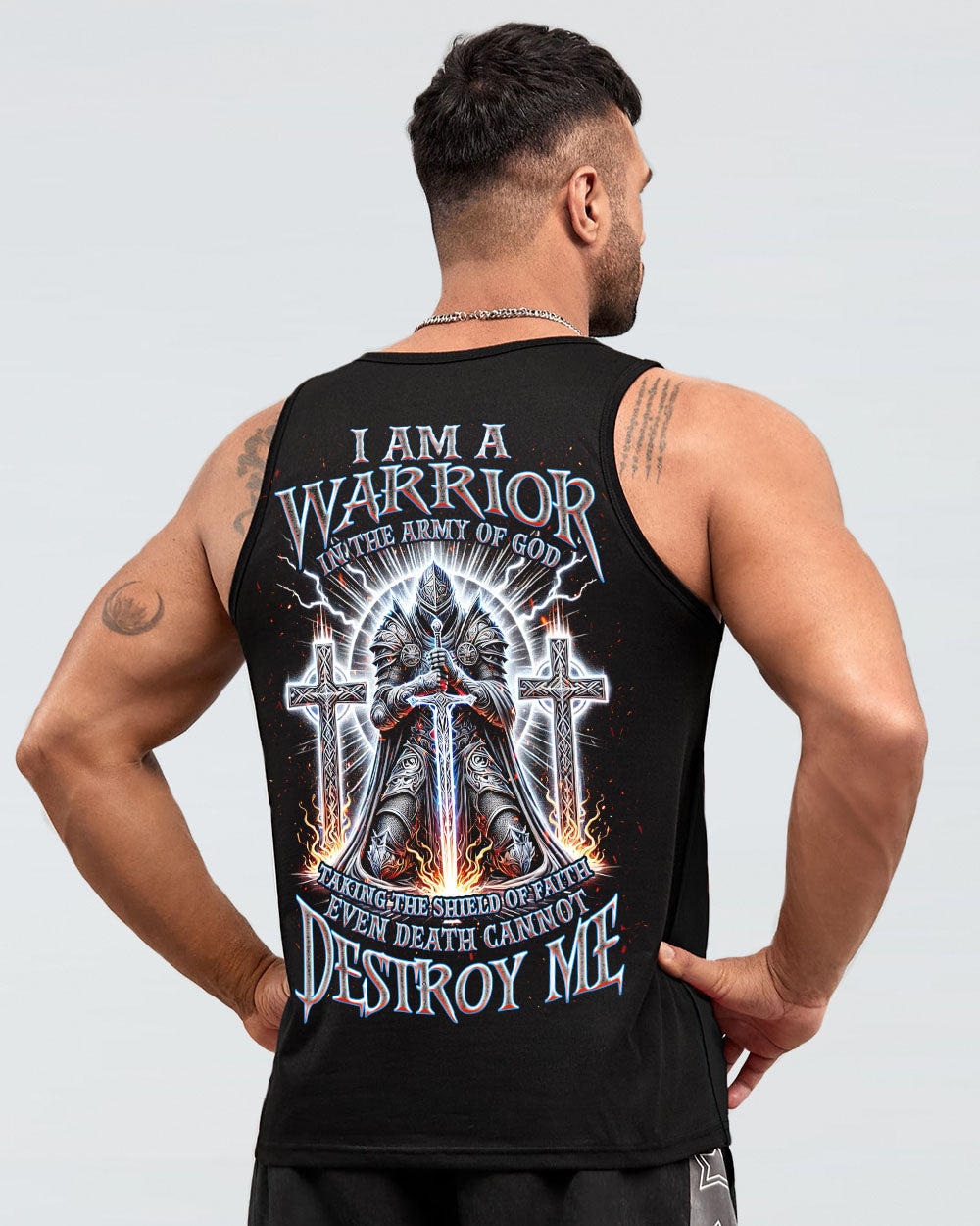 I Am A Warrior In The Army Of God Men's All Over Print Shirt - Tlnz0412242