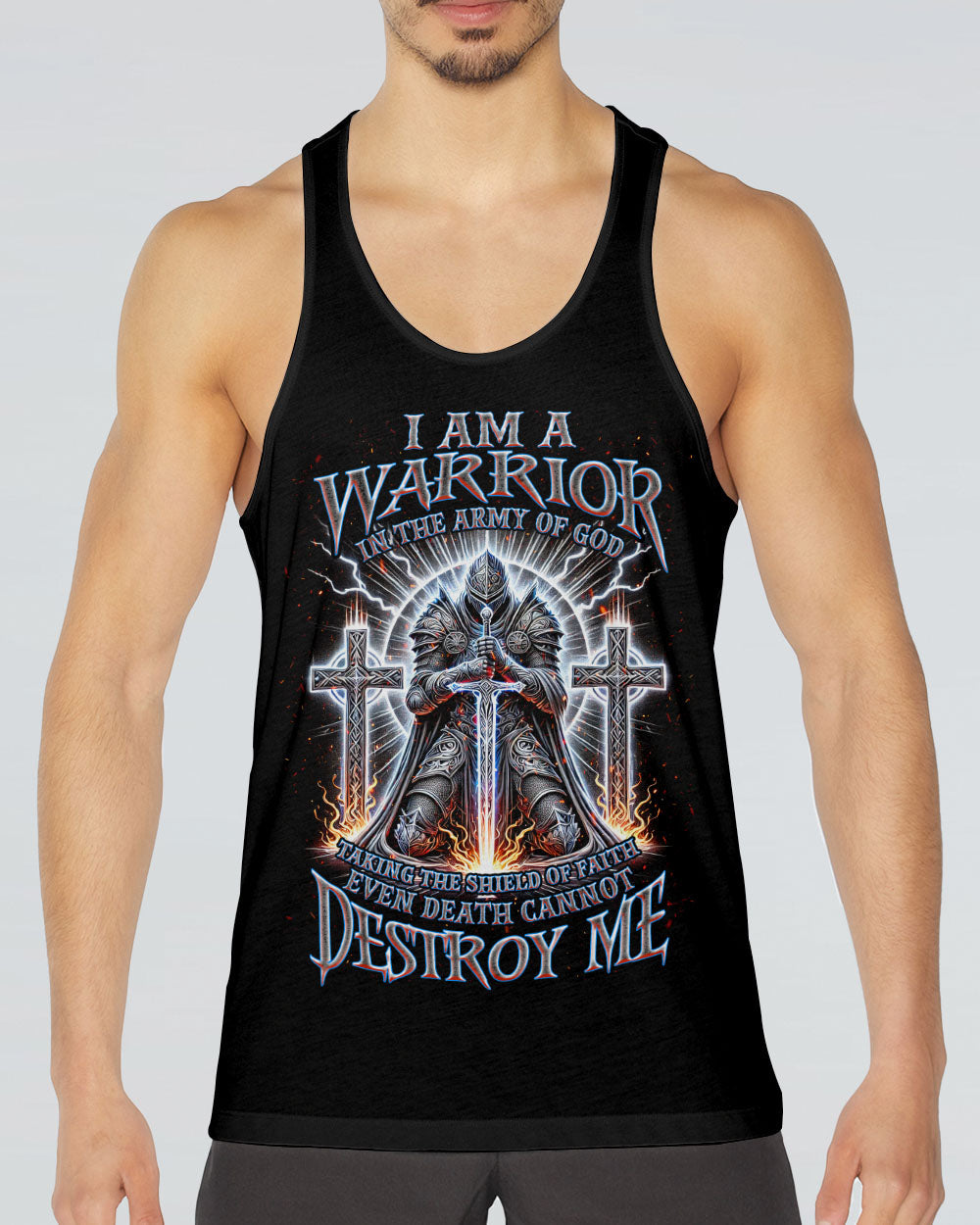 I Am A Warrior In The Army Of God Men's All Over Print Shirt - Tlnz0412242