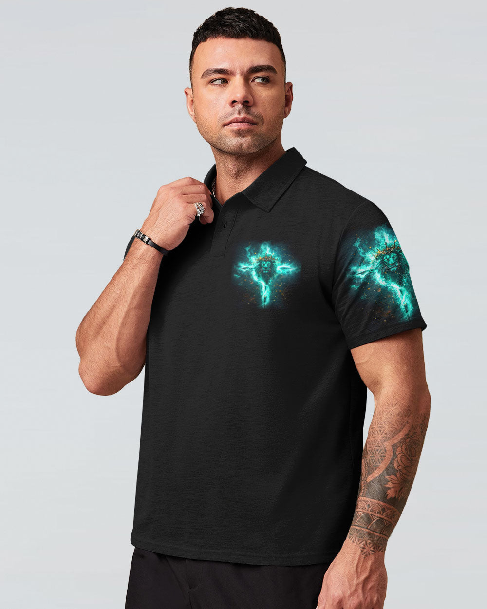 Jesus Dropped The Charges Lion Men's All Over Print Shirt - Tlnz0608244