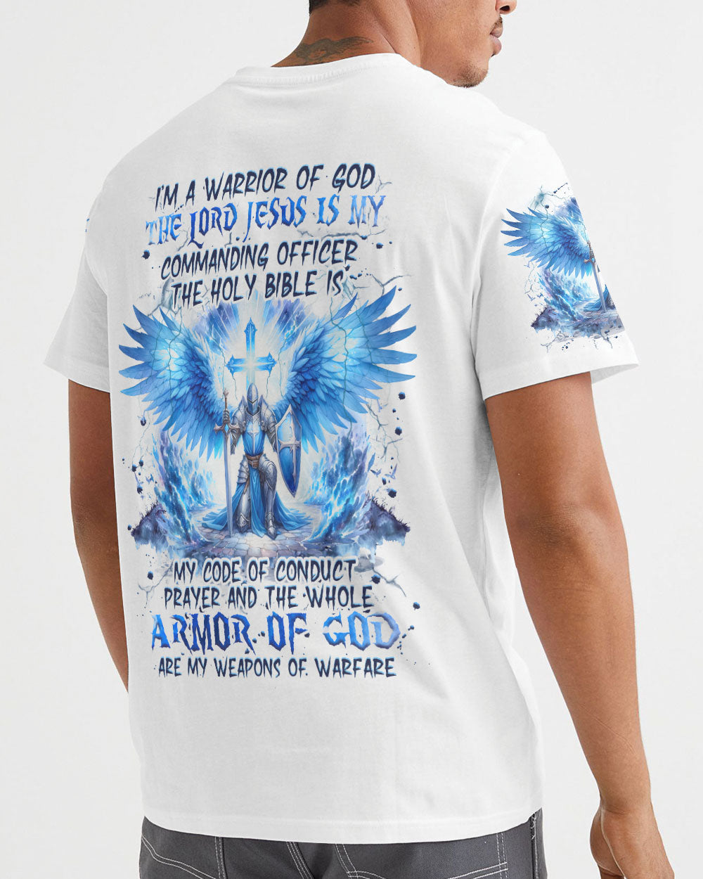 I'm A Warrior Of God Men's All Over Print Shirt - Tlnz0703242