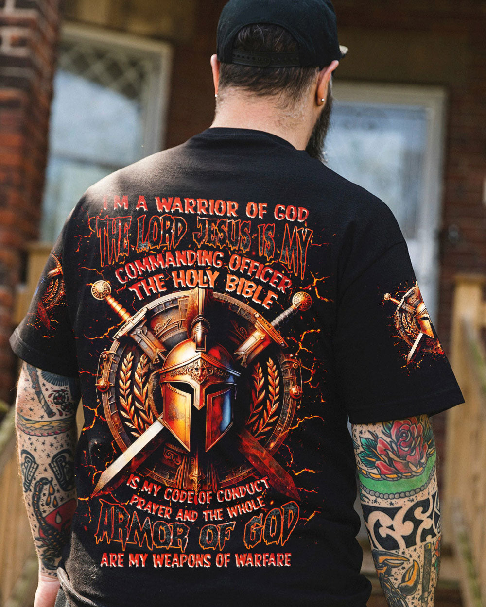 I'm A Warrior Of God Warrior Men's All Over Print Shirt  - Tlnz1204251