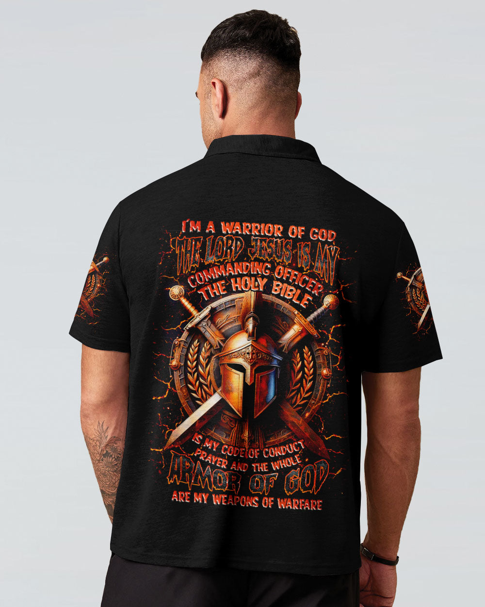 I'm A Warrior Of God Warrior Men's All Over Print Shirt  - Tlnz1204251