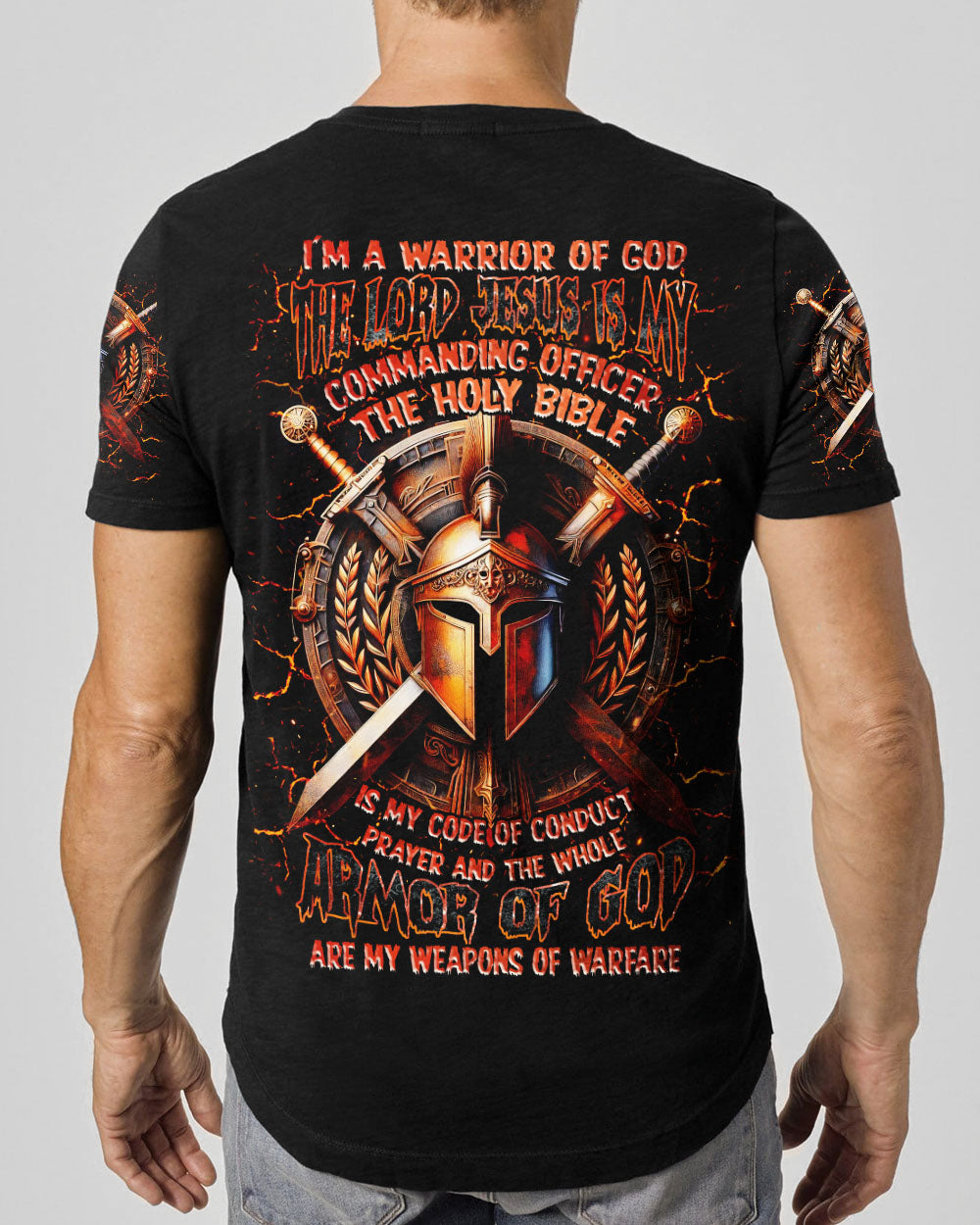 I'm A Warrior Of God Warrior Men's All Over Print Shirt  - Tlnz1204251