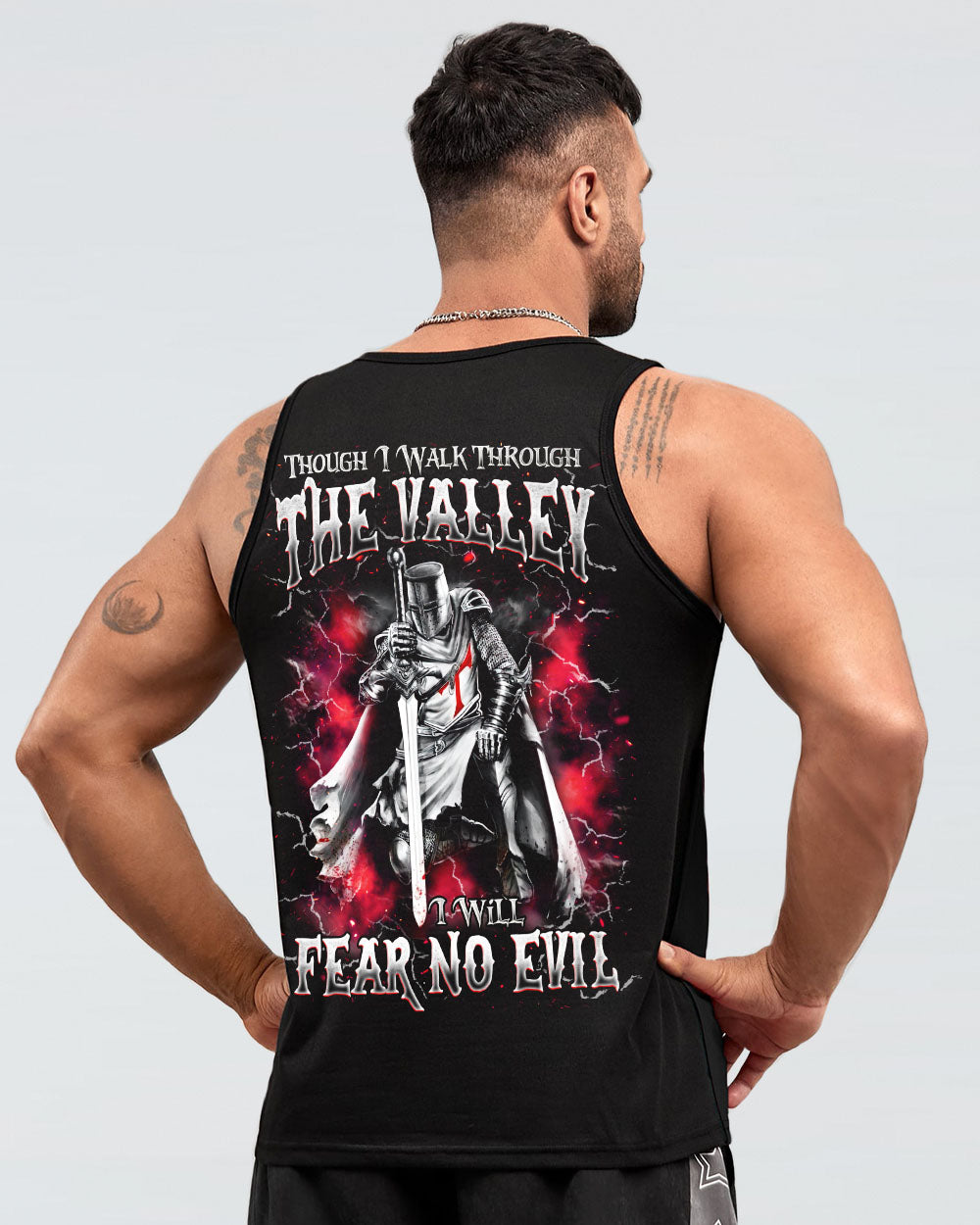 I Will Fear No Evil Warrior Men's All Over Print Shirt - Tlnz1209251