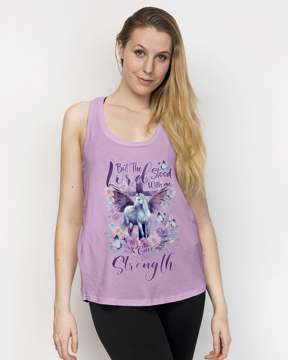 But The Lord Stood With Me Horse Women's All Over Print Shirt - Tlnz1310231