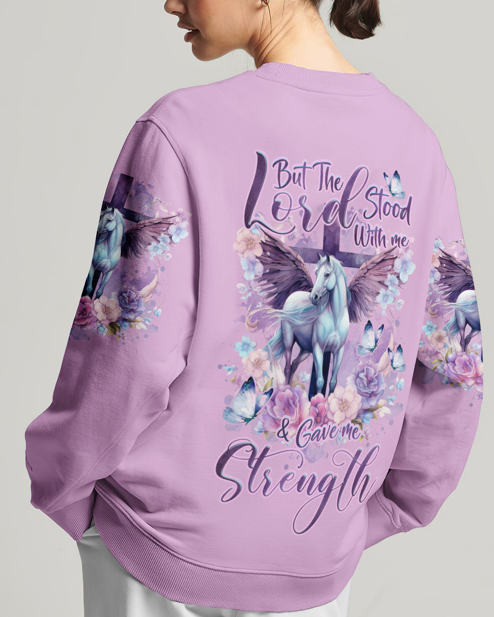 But The Lord Stood With Me Horse Women's All Over Print Shirt - Tlnz1310231